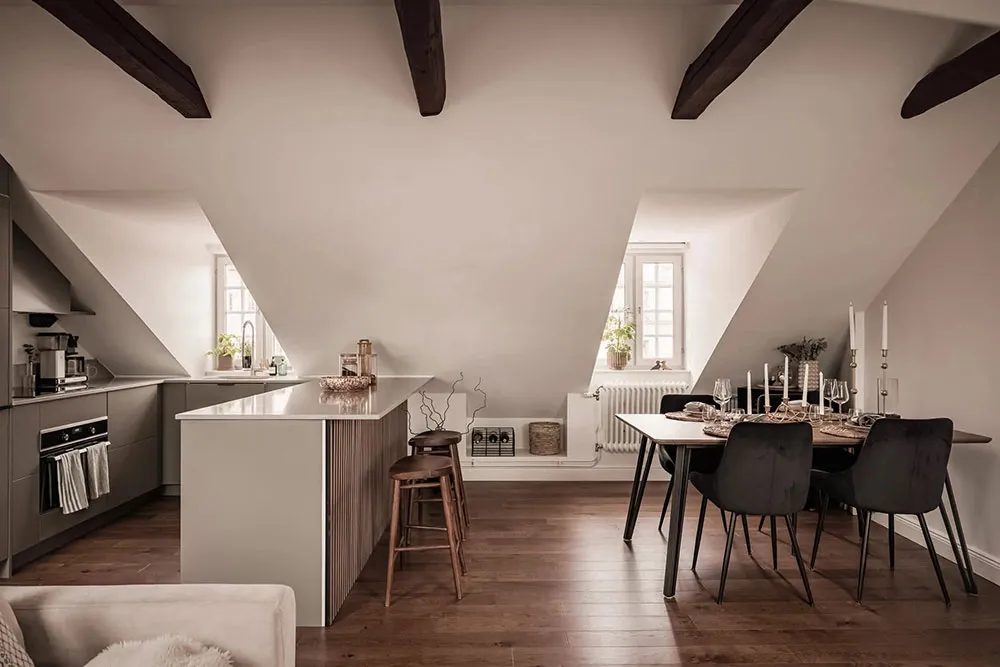 Nowoczesna mansarda w spokojnej gamie kolorów (78 m²) - Gallery image 12