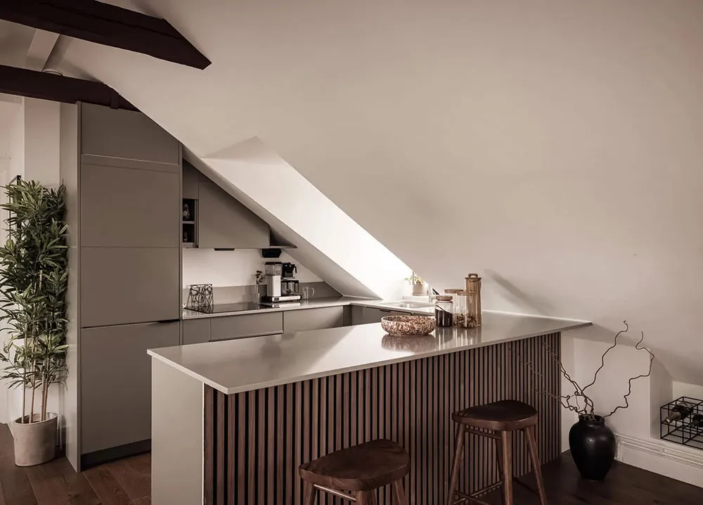 Nowoczesna mansarda w spokojnej gamie kolorów (78 m²) - Gallery image 6