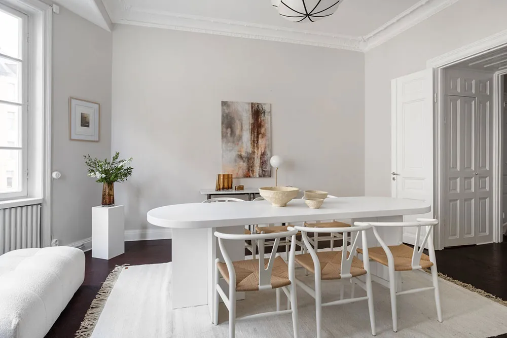 Темний під і біла меблі: квартира в Стокгольмі (90 кв. м) - Gallery image 7