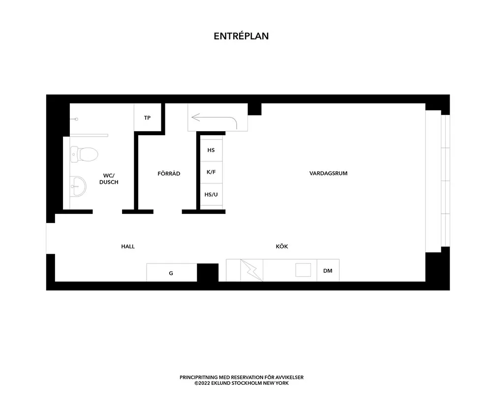 Wпечатujący loft z pięcioletnimi sufitami w Stokholmie (66 m²) - Gallery image 15