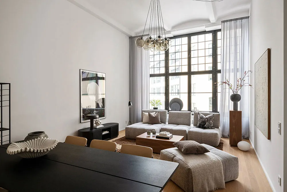 Стильный лофт в спокойных тонах в Стокгольме (83 кв. м) - Gallery image 2