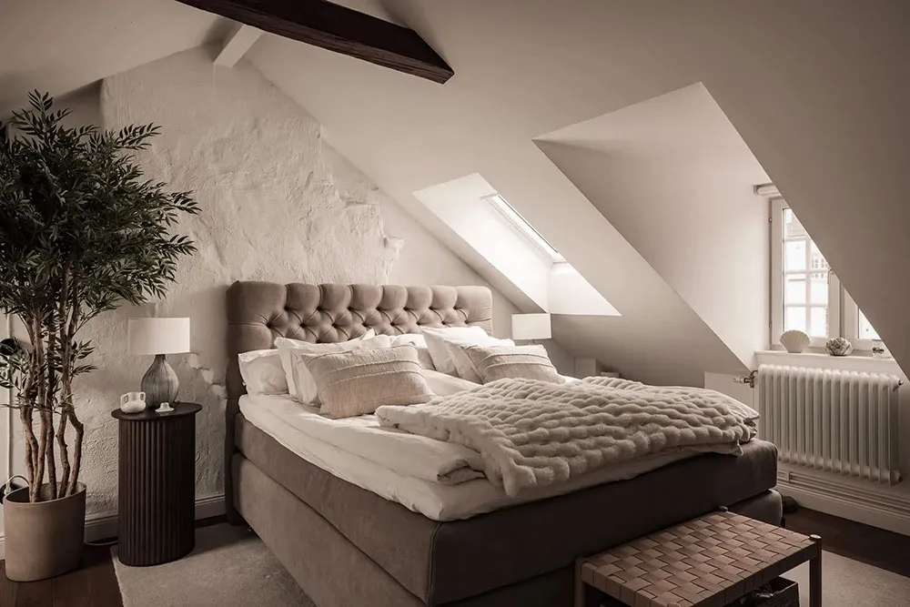 Nowoczesna mansarda w spokojnej gamie kolorów (78 m²) - Gallery image 16