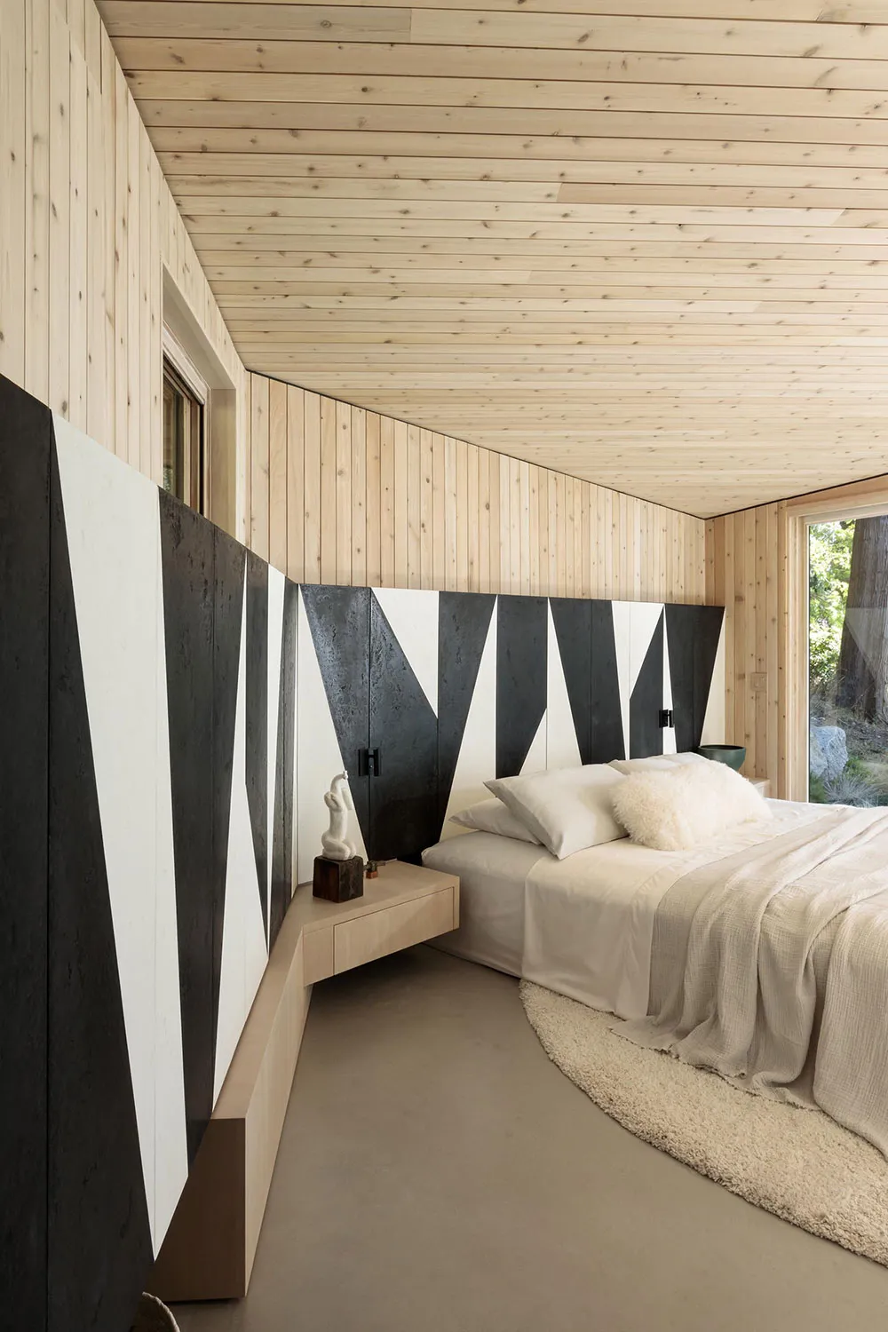 Modern cabin au lac au Canada avec un minimalisme dans la nature - Gallery image 10