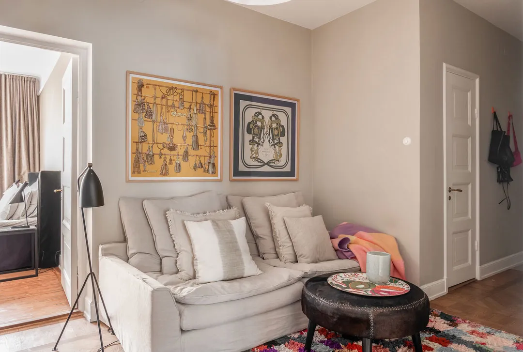 Beaux tons marrons dans le design d'une appartement scandinave - Gallery image 17