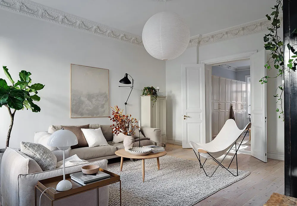Warm Decor and Autumn Notes: Pleasant Interior in Sweden (76 sq. m) - Gallery image 3