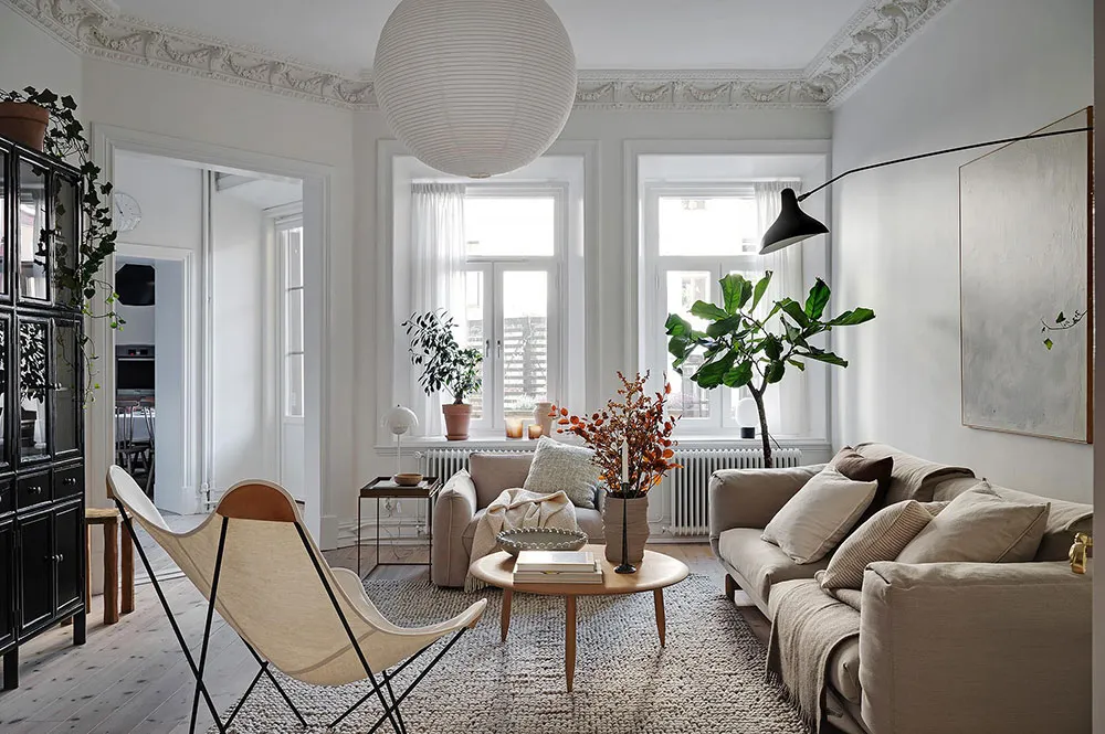 Warm Decor and Autumn Notes: Pleasant Interior in Sweden (76 sq. m) - Gallery image 10