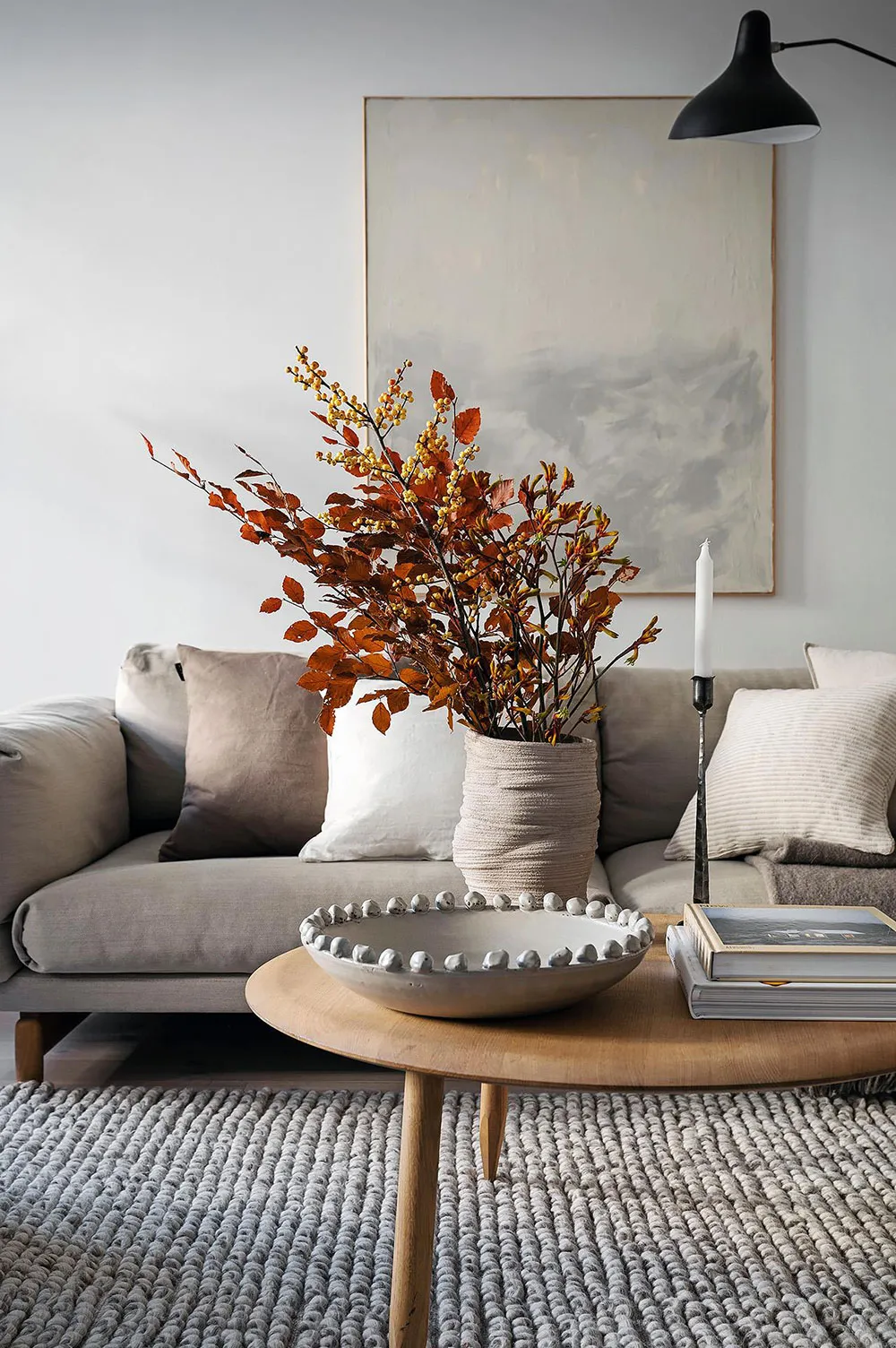 Warm Decor and Autumn Notes: Pleasant Interior in Sweden (76 sq. m) - Gallery image 11