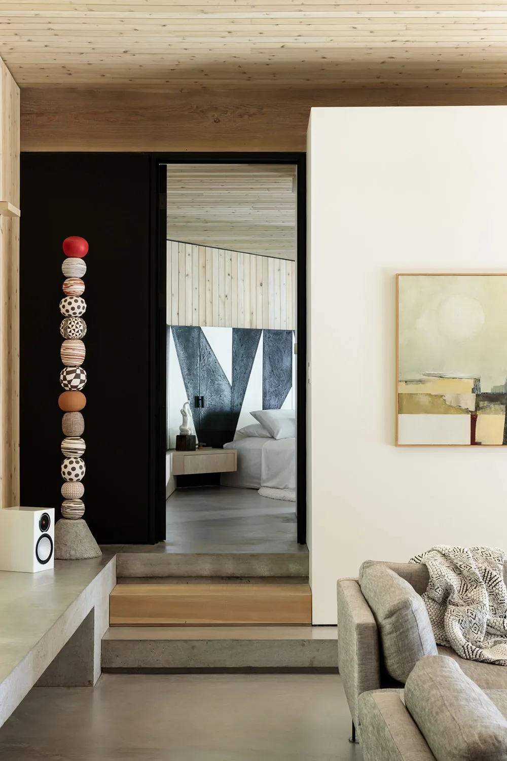 Modern cabin au lac au Canada avec un minimalisme dans la nature - Gallery image 12