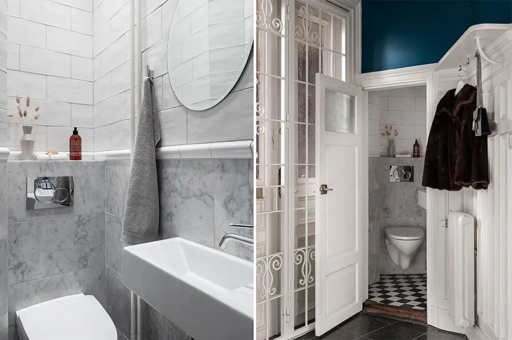 Елегантний білий інтер'єр із стильними темними акцентами (82 кв. м) - Gallery image 20