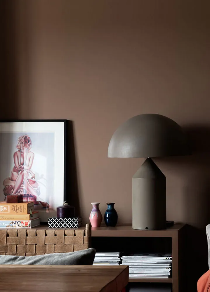 Beaux tons marrons dans le design d'une appartement scandinave - Gallery image 9