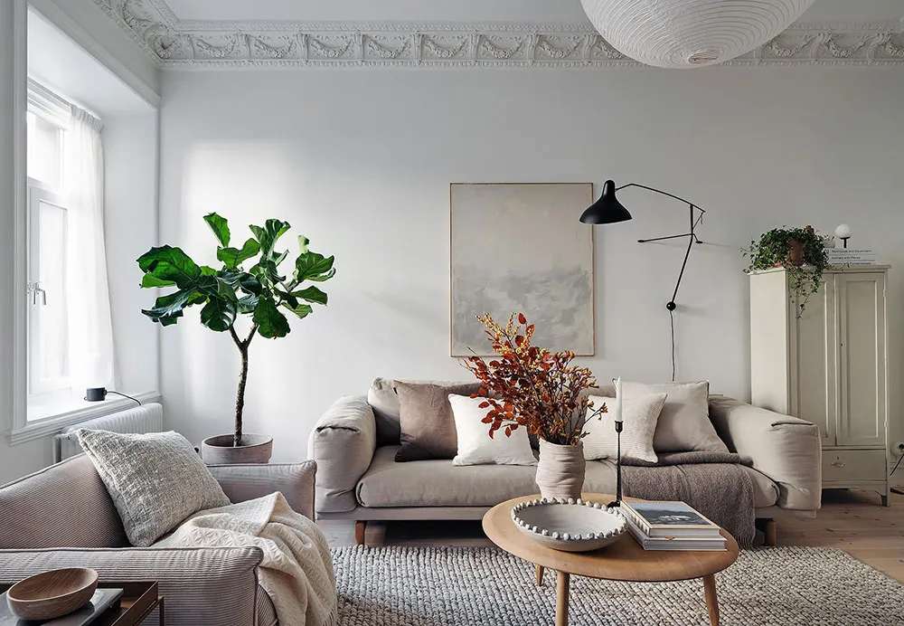 Warm Decor and Autumn Notes: Pleasant Interior in Sweden (76 sq. m) - Gallery image 9