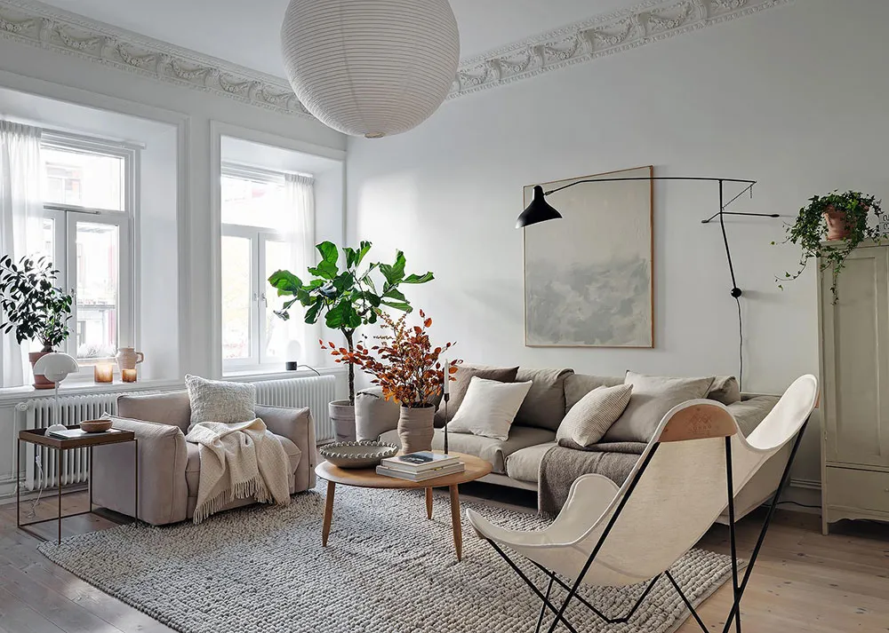 Warm Decor and Autumn Notes: Pleasant Interior in Sweden (76 sq. m) - Gallery image 4