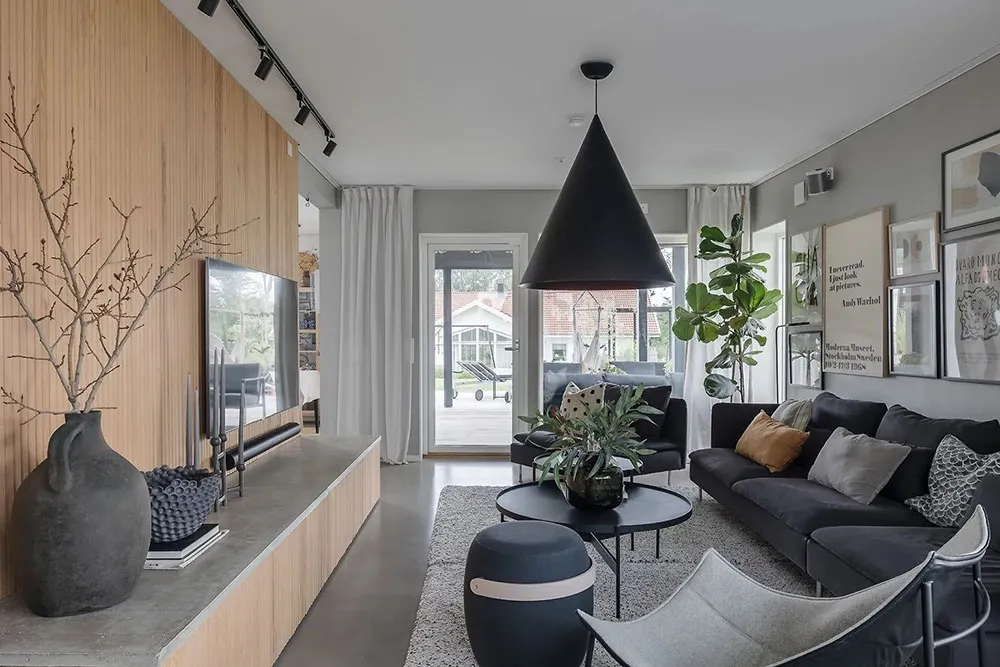 Cottage de campagne moderne avec deuxième lumière en Suède - Gallery image 9