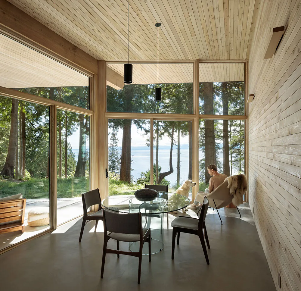 Modern cabin au lac au Canada avec un minimalisme dans la nature - Gallery image 6