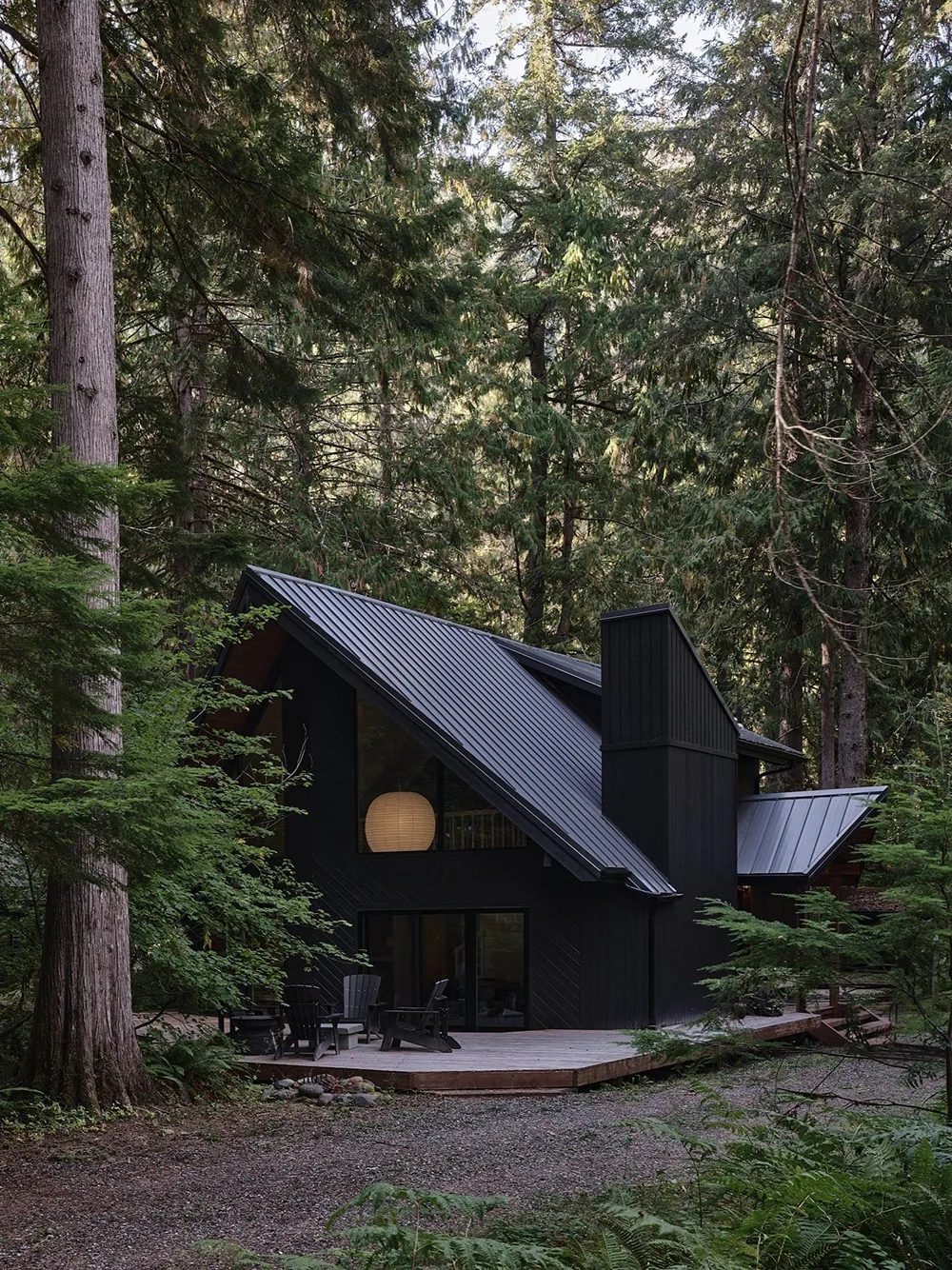 Стильный черный домик, затерянный в лесу - Gallery image 1