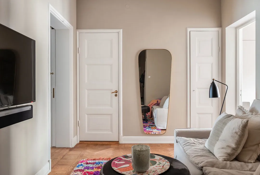 Beaux tons marrons dans le design d'une appartement scandinave - Gallery image 16