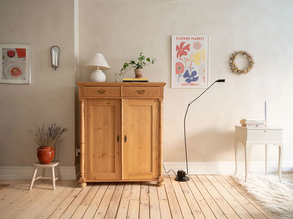 Naturalité et vintage : une chambre chaleureuse à Stockholm (69 m²) - Gallery image 12