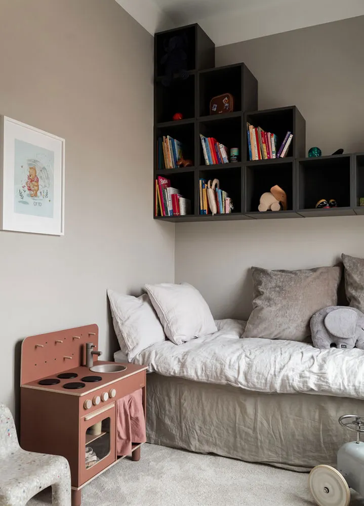 Beaux tons marrons dans le design d'une appartement scandinave - Gallery image 11