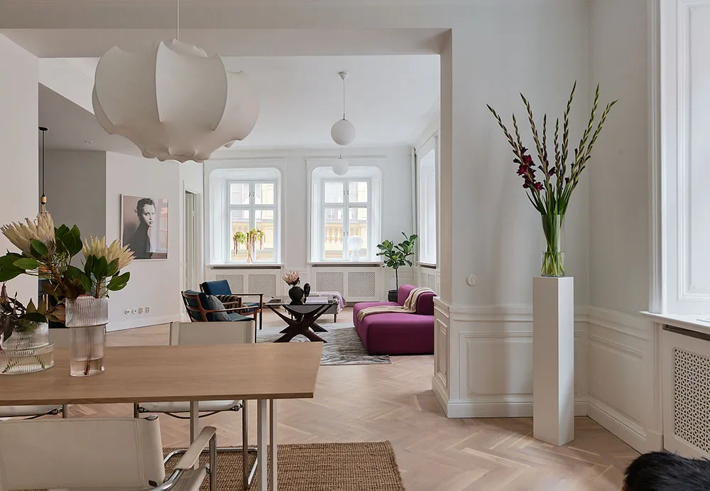 Skandynawski minimalizm z kolorowymi akcentami - Gallery image 2