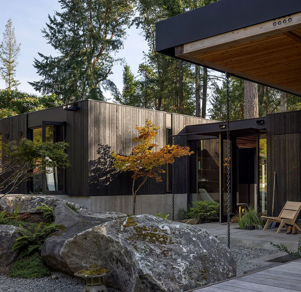 Verre, bois et béton : une maison minimaliste au bord d'un lac dans l'État de Washington - Gallery image 5