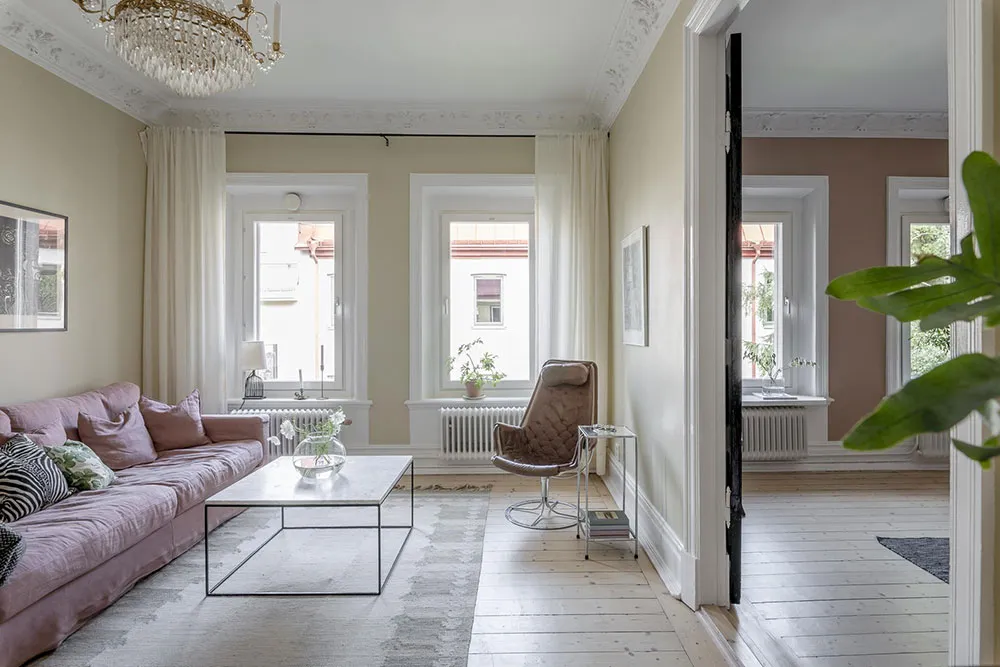 Belles portes noires et teintes intéressantes : appartement à Gothenburg (74 m²) - Gallery image 21