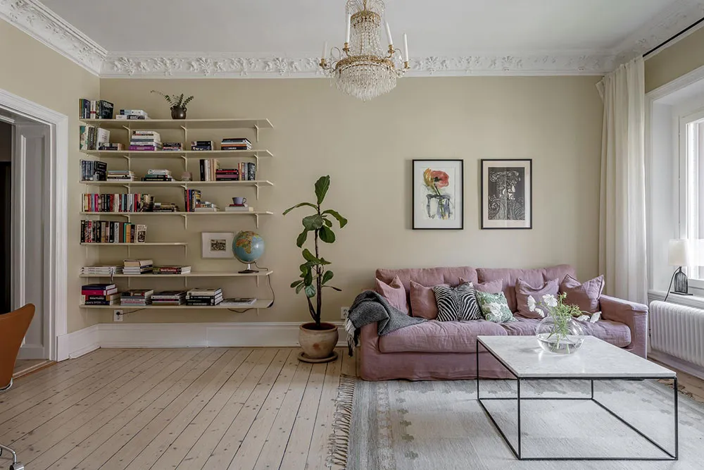 Belles portes noires et teintes intéressantes : appartement à Gothenburg (74 m²) - Gallery image 7