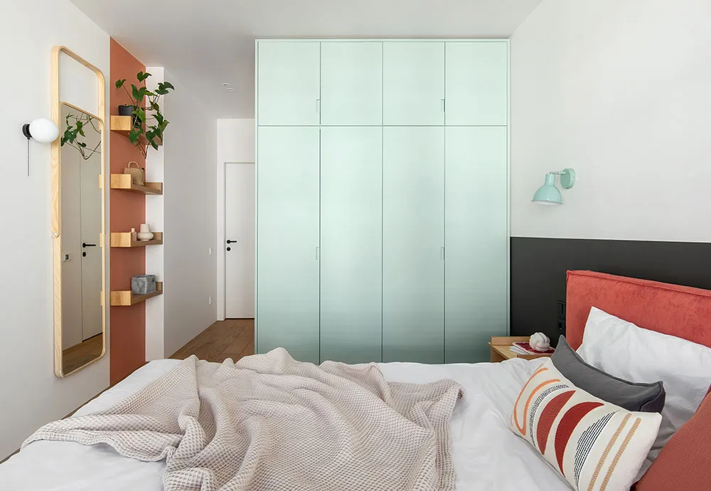 Freundliche Farben in einer kleinen Familienwohnung in Kiew (68 qm) - 13