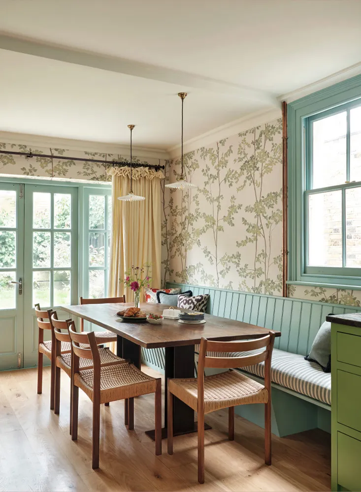 Уютный английский интерьер в прохладных оттенках - Gallery image 8