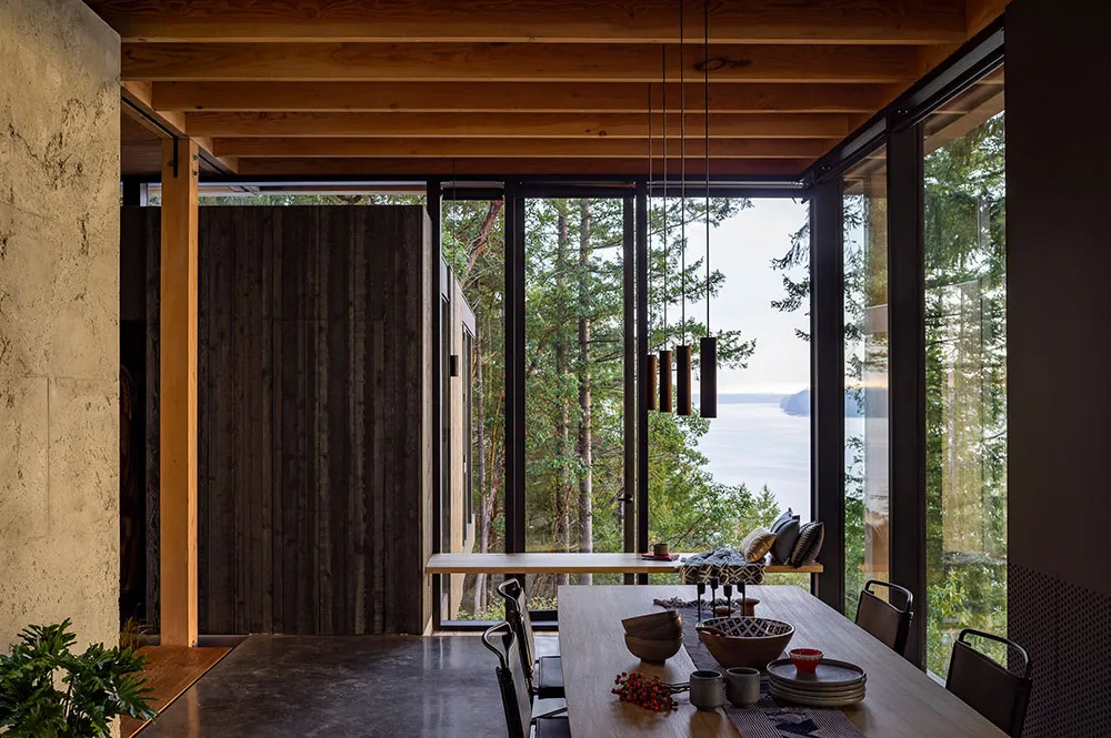 Verre, bois et béton : une maison minimaliste au bord d'un lac dans l'État de Washington - Gallery image 20
