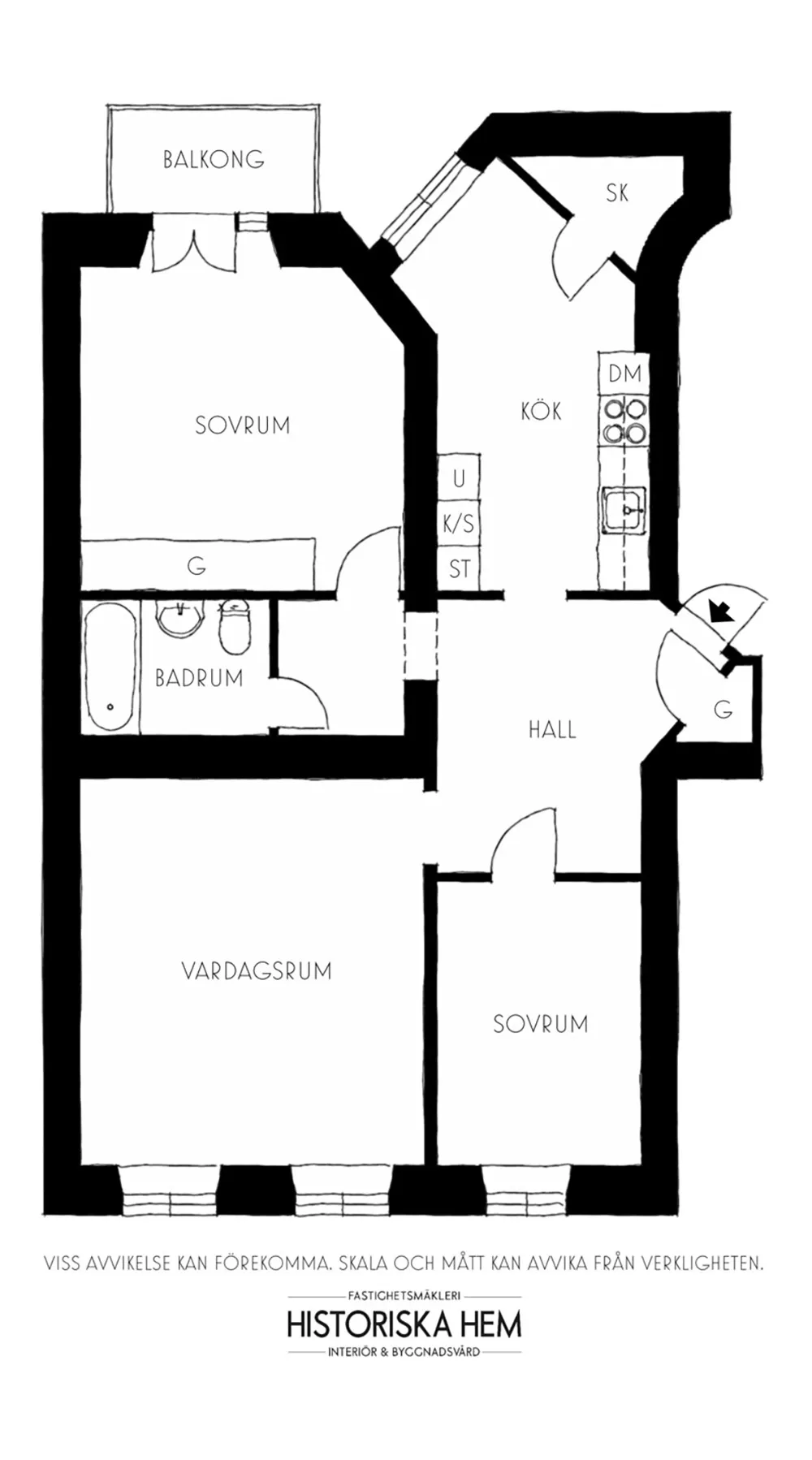Charmante appartement à Stockholm avec des éléments décoratifs vintage - Gallery image 26