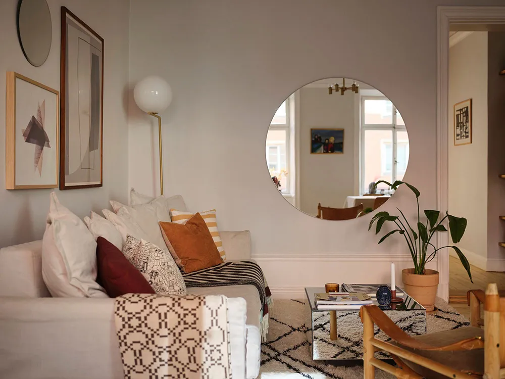 Interior escandinavo tranquilo con suaves notas otoñales en el diseño (67 m²) - Gallery image 5