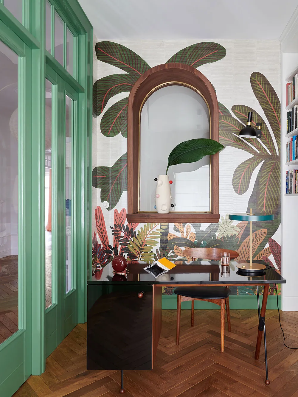 Kolorowy design w wygodnym domu w stylu art-deco w Warszawie - Gallery image 5