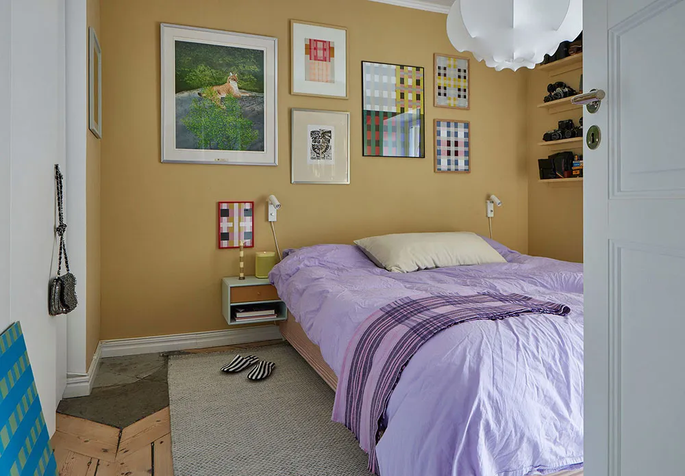 Scandinavie joyeuse : appartement aux couleurs vives et meubles design à Stockholm (64 m²) - Gallery image 17