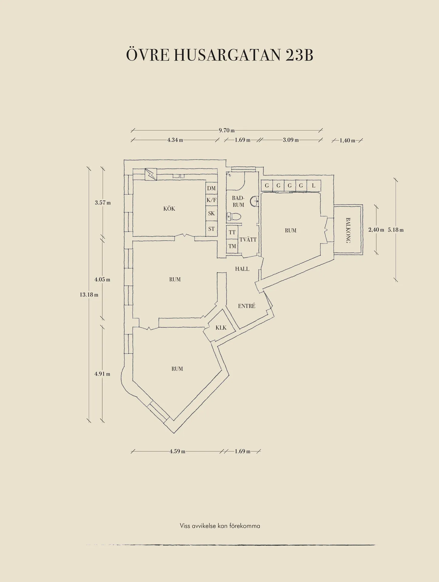 Piękny beżowy mieszkanie w Getborgu (88 m²) - 38