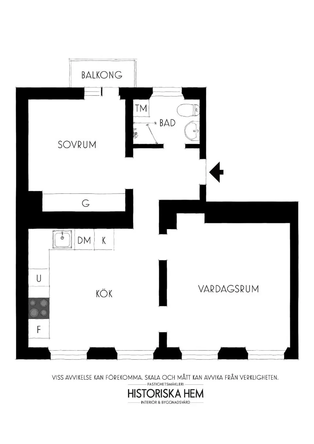 Scandinavie joyeuse : appartement aux couleurs vives et meubles design à Stockholm (64 m²) - Gallery image 24