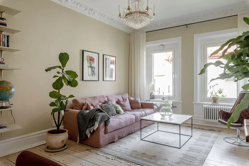 Belles portes noires et teintes intéressantes : appartement à Gothenburg (74 m²) - Gallery image 23