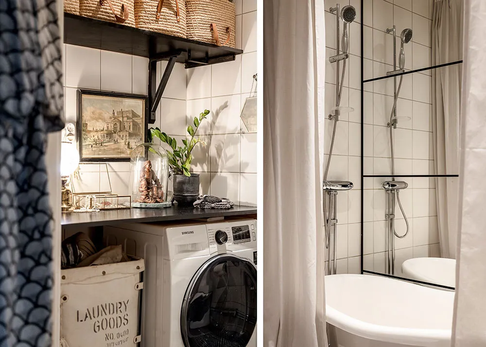 スウェーデンにある73平方メートルの魅力的なロフト付きアパートのデザインにおける様々なスタイルの要素 - Gallery image 38