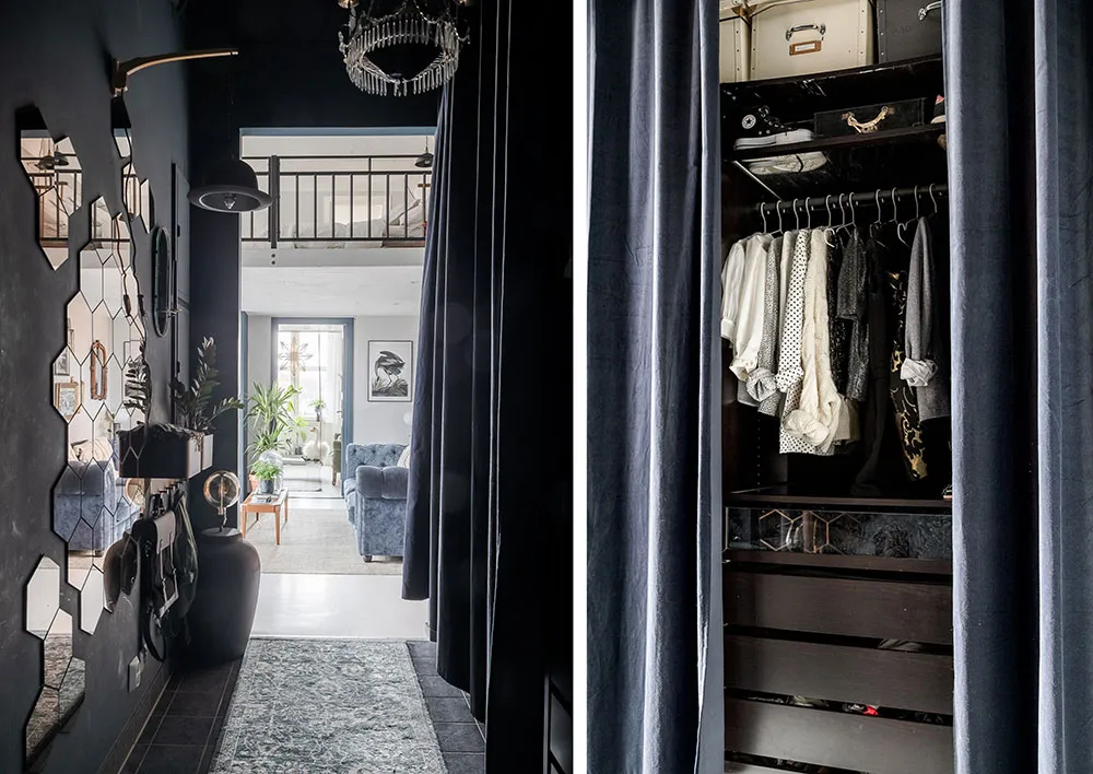 スウェーデンにある73平方メートルの魅力的なロフト付きアパートのデザインにおける様々なスタイルの要素 - Gallery image 35