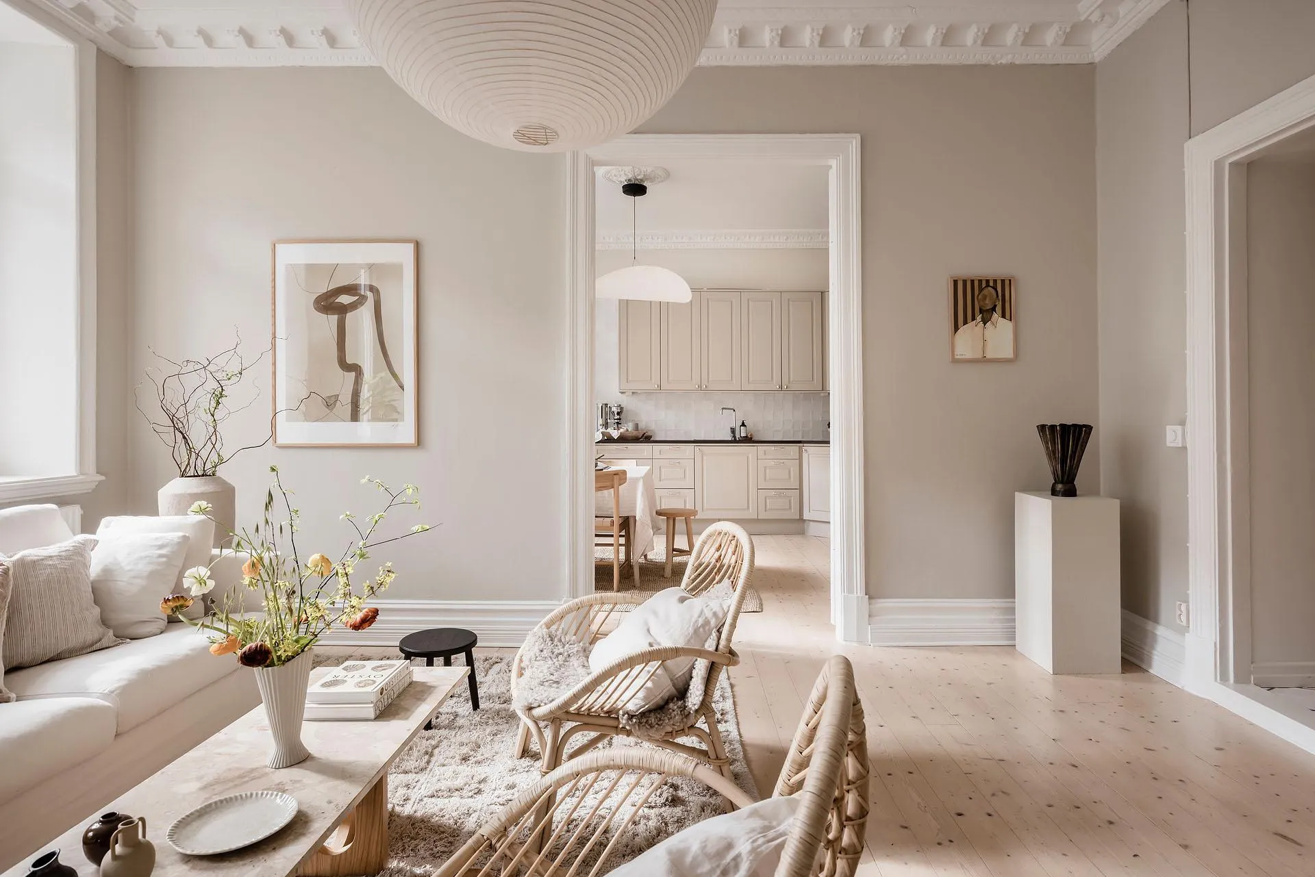Piękny beżowy mieszkanie w Getborgu (88 m²) - 5