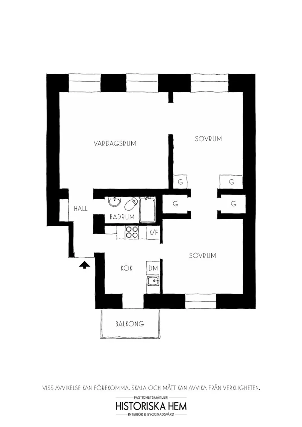 Interior escandinavo tranquilo con suaves notas otoñales en el diseño (67 m²) - Gallery image 37
