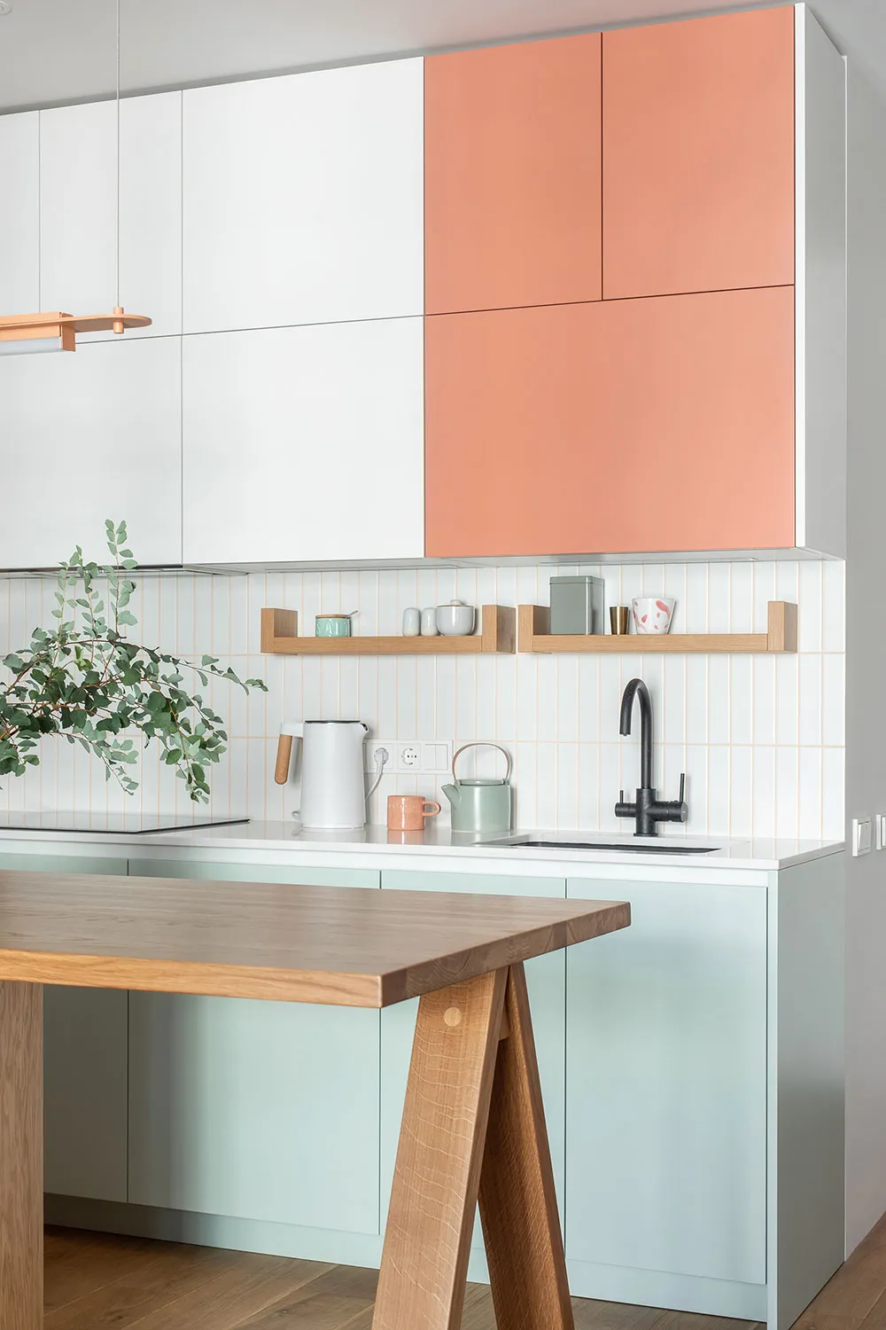 Freundliche Farben in einer kleinen Familienwohnung in Kiew (68 qm) - 10