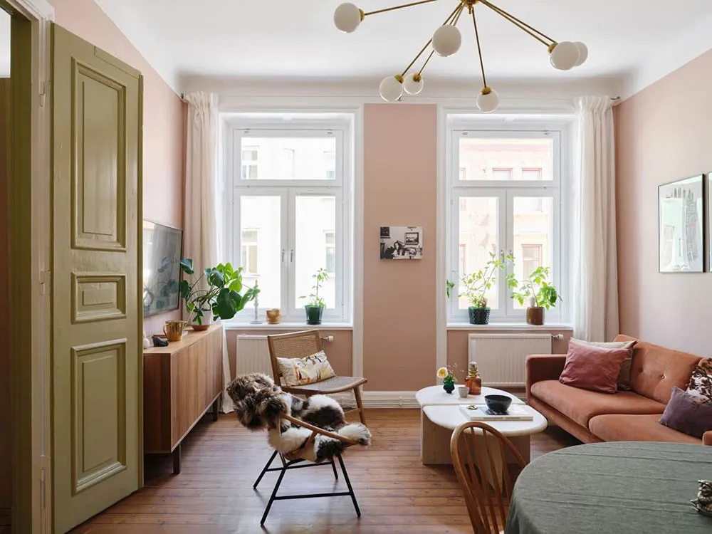 Appartement scandinave avec des détails féminins agréables - Gallery image 4