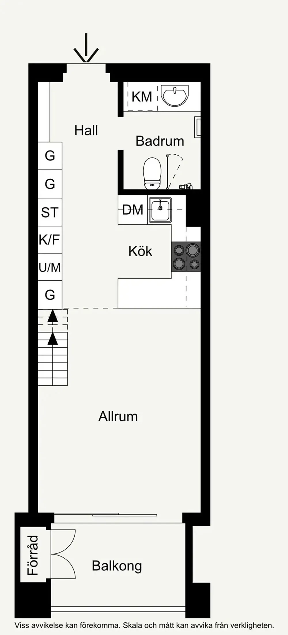 Небольшой лофт с антресолью в Стокгольме (35 кв. м) - Gallery image 15