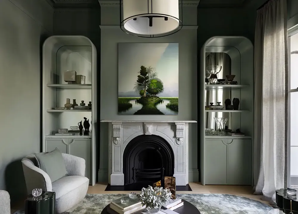 Спокойный современный интерьер в Мельбурне с пастельными вставками и искусством - Gallery image 3