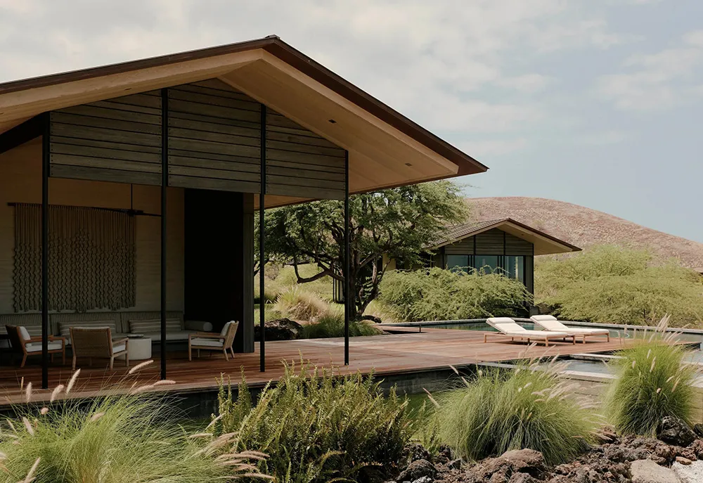 Notas orientales y unidad con la naturaleza: una magnífica villa en Hawái - 3