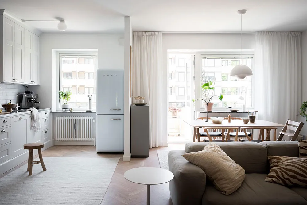 Przyjazny skandynawski interior trzykomnatnego mieszkania (75 m²) - Gallery image 10