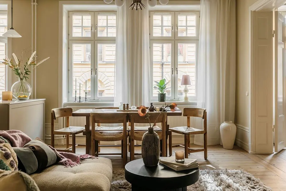 Gemütlicher und entspannender Interior-Design einer Wohnung in Schweden - Gallery image 3