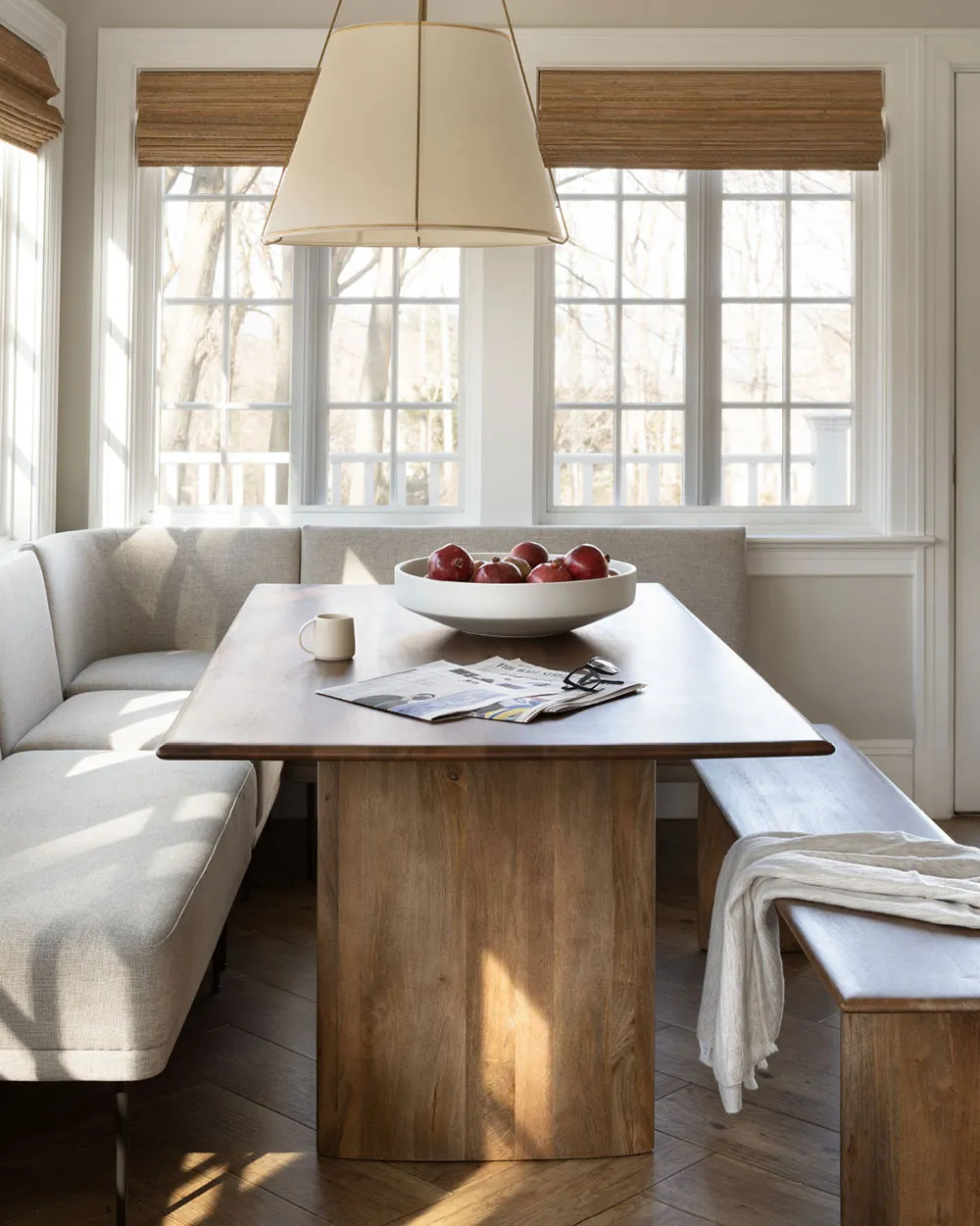 Лёгкие пастельные оттенки и осенние акценты в дизайне дома в пригороде Нью-Йорка - Gallery image 14