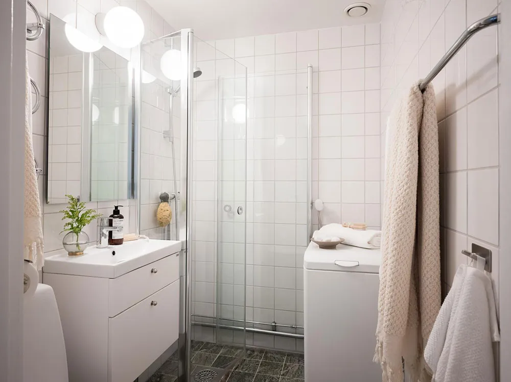 Przyjazny skandynawski interior trzykomnatnego mieszkania (75 m²) - Gallery image 26