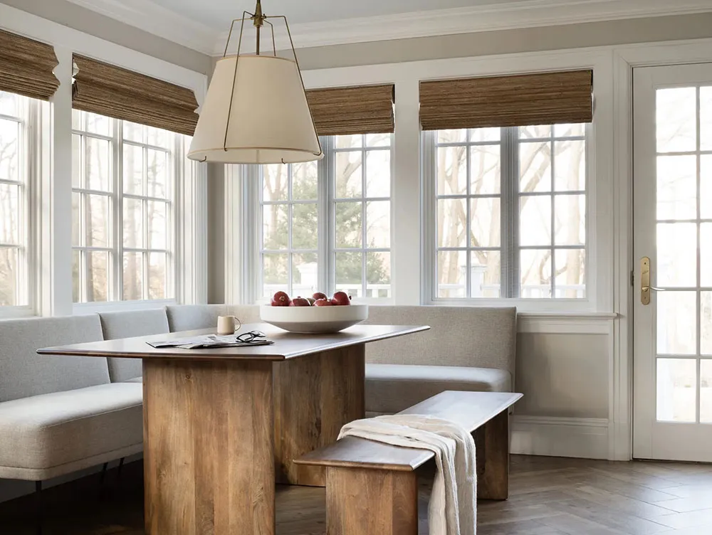 Лёгкие пастельные оттенки и осенние акценты в дизайне дома в пригороде Нью-Йорка - Gallery image 13